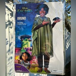 Disney Encanto Bruno Costume in Olive Green/Child size